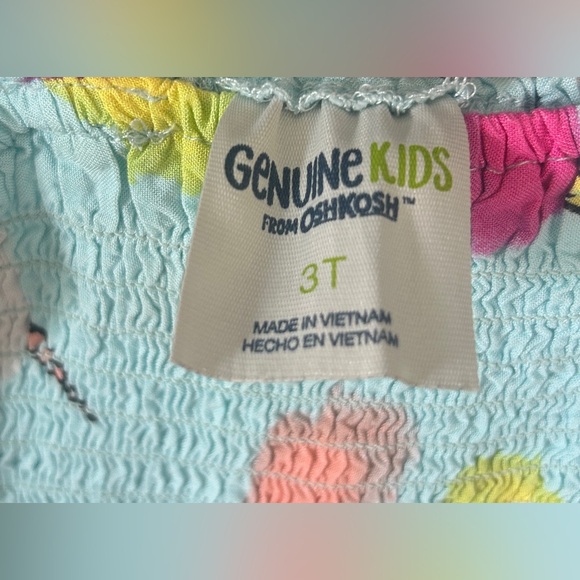 Gymboree Bottoms Girls Cotton Candy Party Print Ruffle Romper - Picture 3 of 3